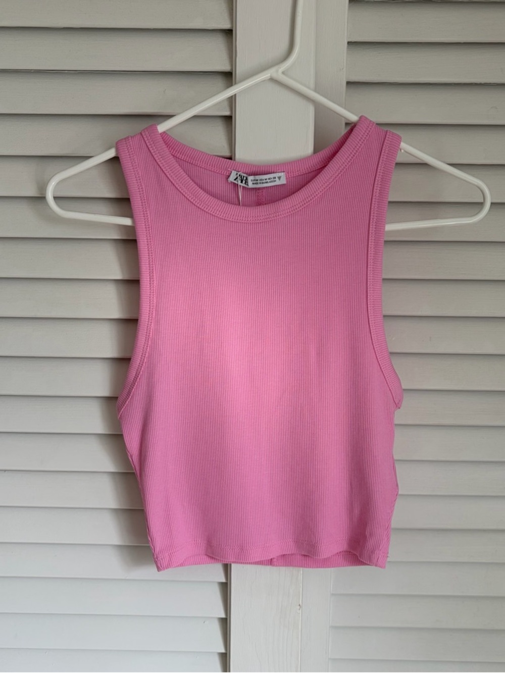 NWT Zara Ribbed Muscle Tank